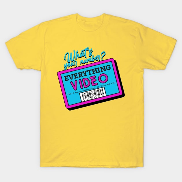 Everything Video - Limited Rental Store Collection T-Shirt by Dueling Decades